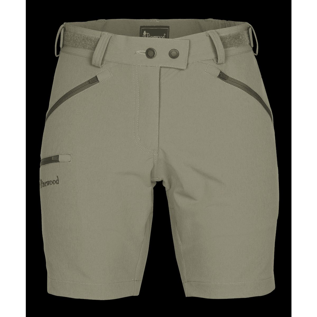 Pinewood Abisko Dame Shorts Mole Brown 38