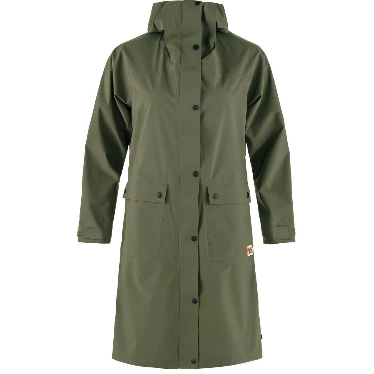 Fjällräven Vardag Rain Parka Dame Laurel Green M