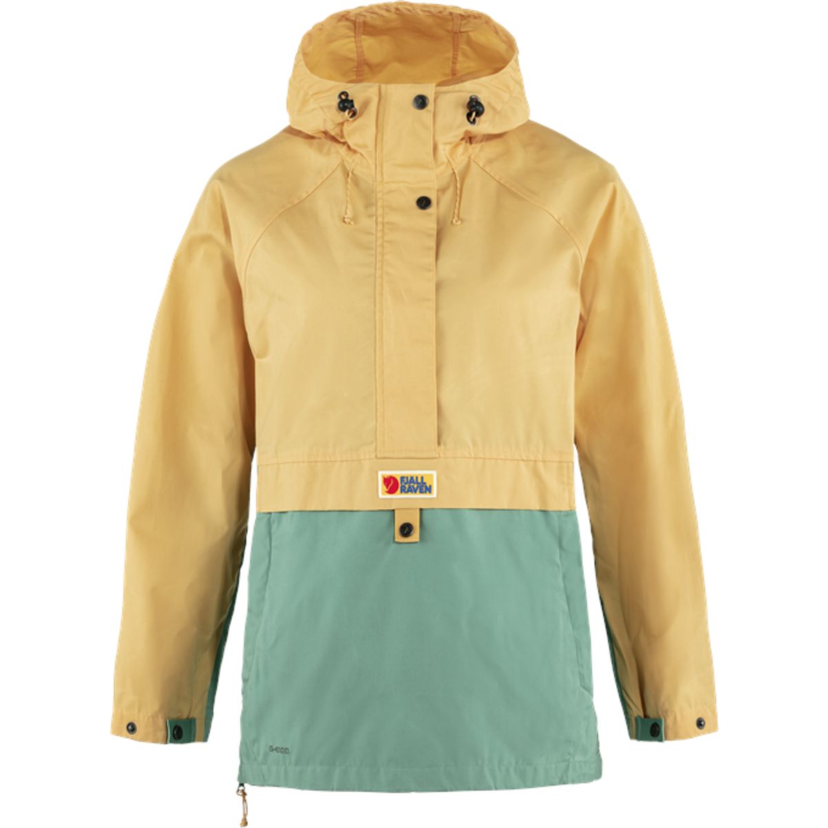 Fjällräven Vardag Anorak Dame Mais Yellow-Aloe Green L