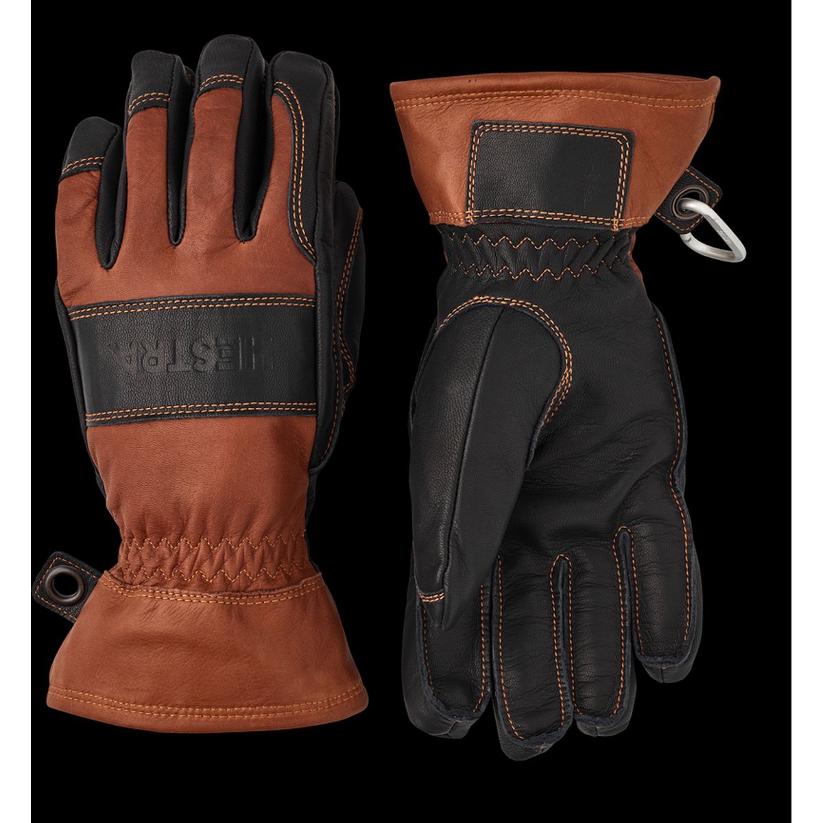 Hestra Fält Guide Glove Handsker Brown / Black Str 8