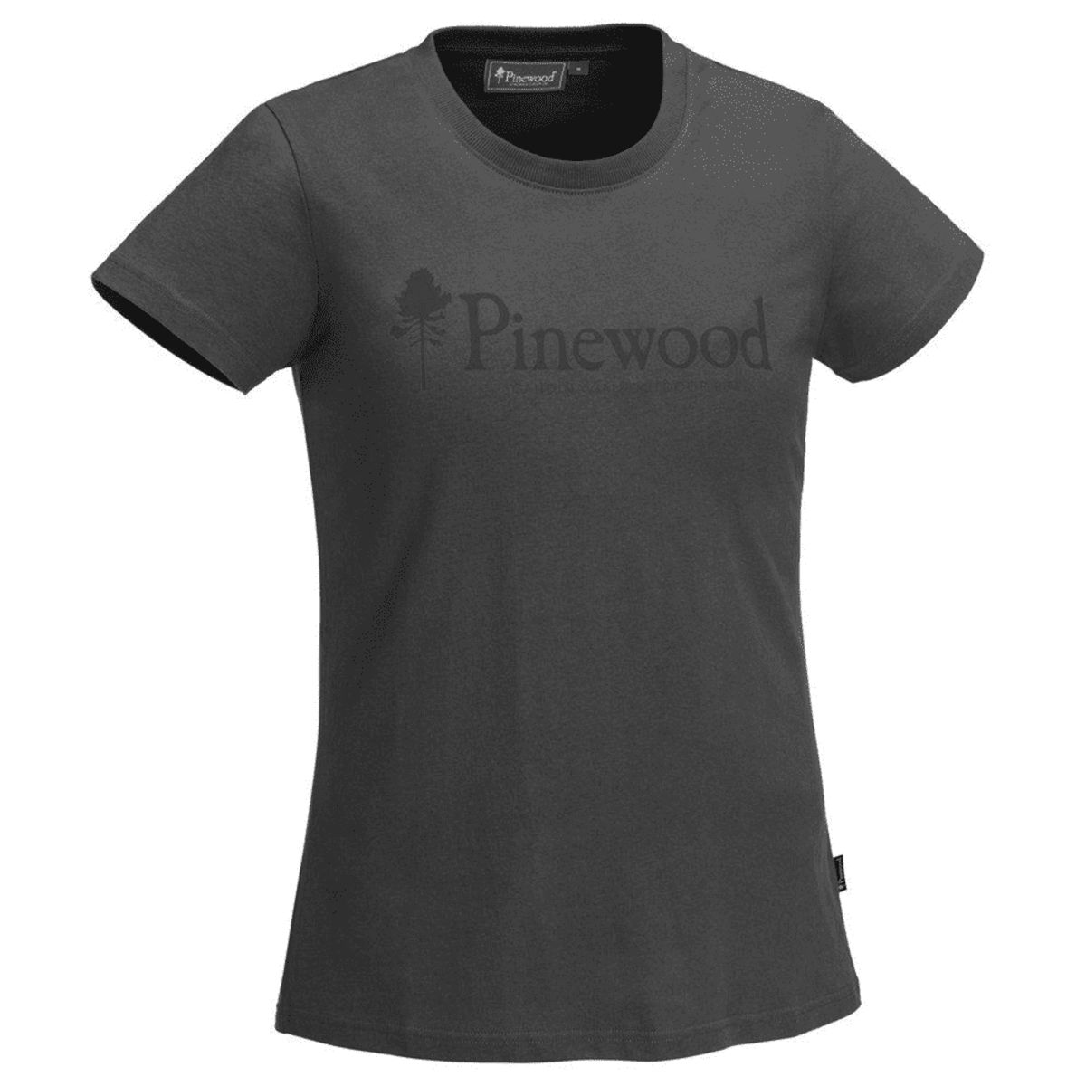 Pinewood Outdoor Life Dame T-Shirt D. Anthracite S