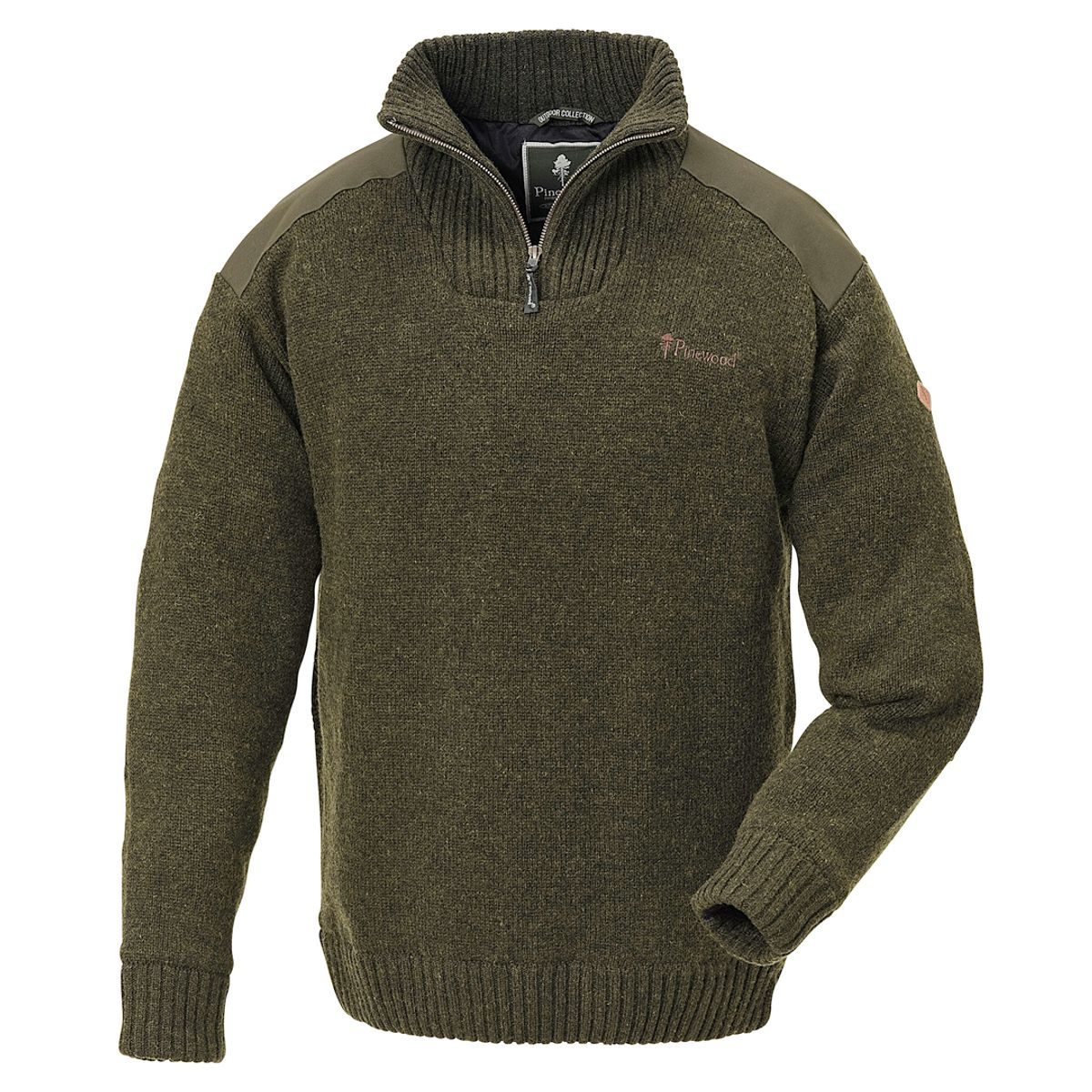 Pinewood Hurricane Sweater Dark Olive M