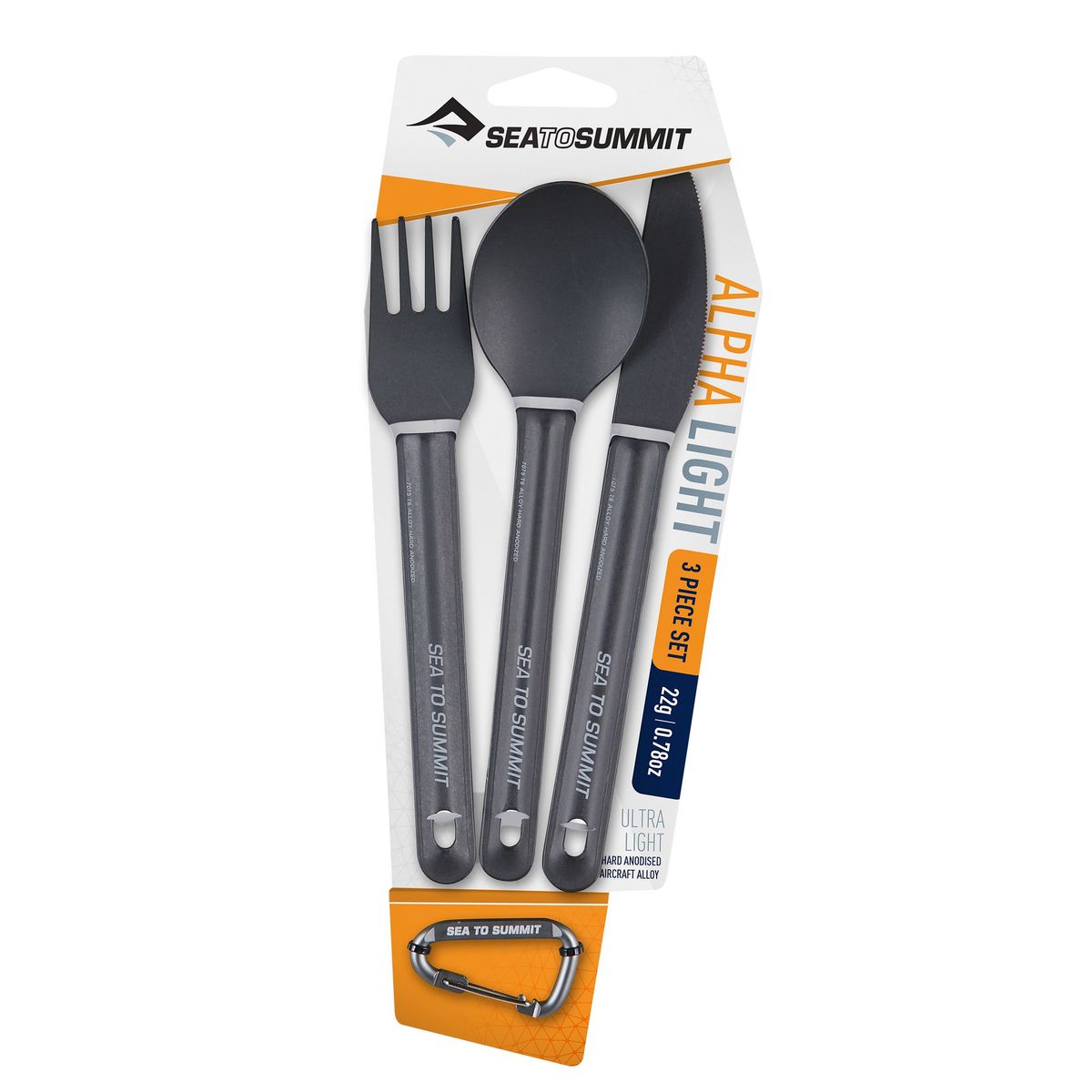 AlphaLight Cutlery 3-piece Set