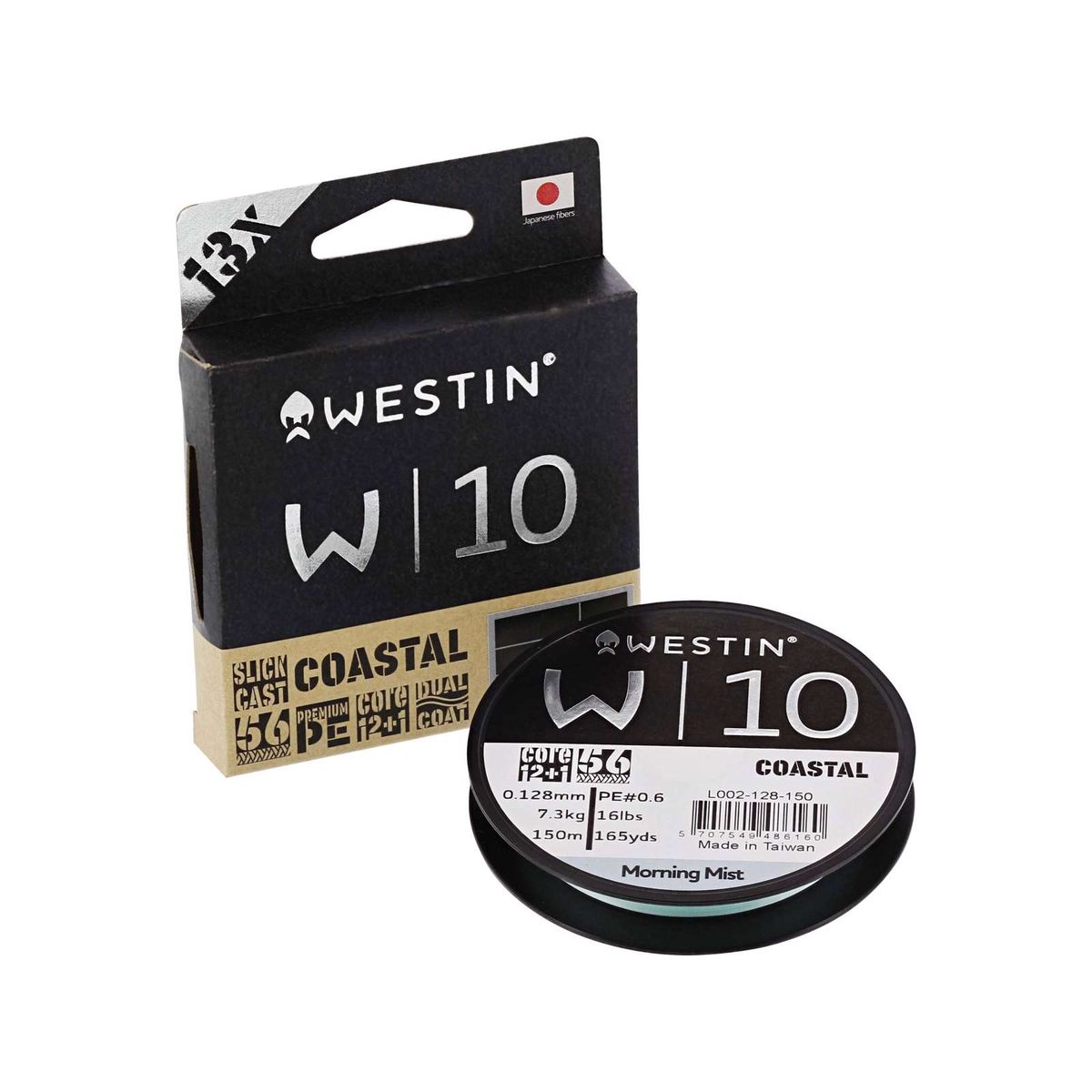 W10 13 Braid Coastal 150M Morning Mist Fletline W10 13 Braid Coastal 150M 0,08mm Morning Mist