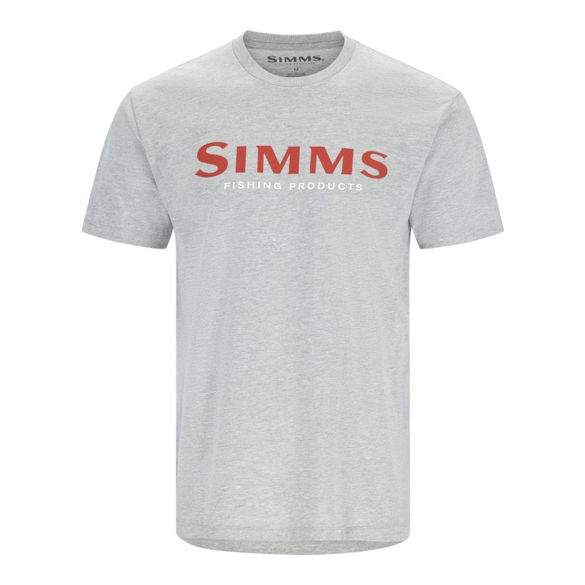 Simms Logo T-shirt Grey Heather M