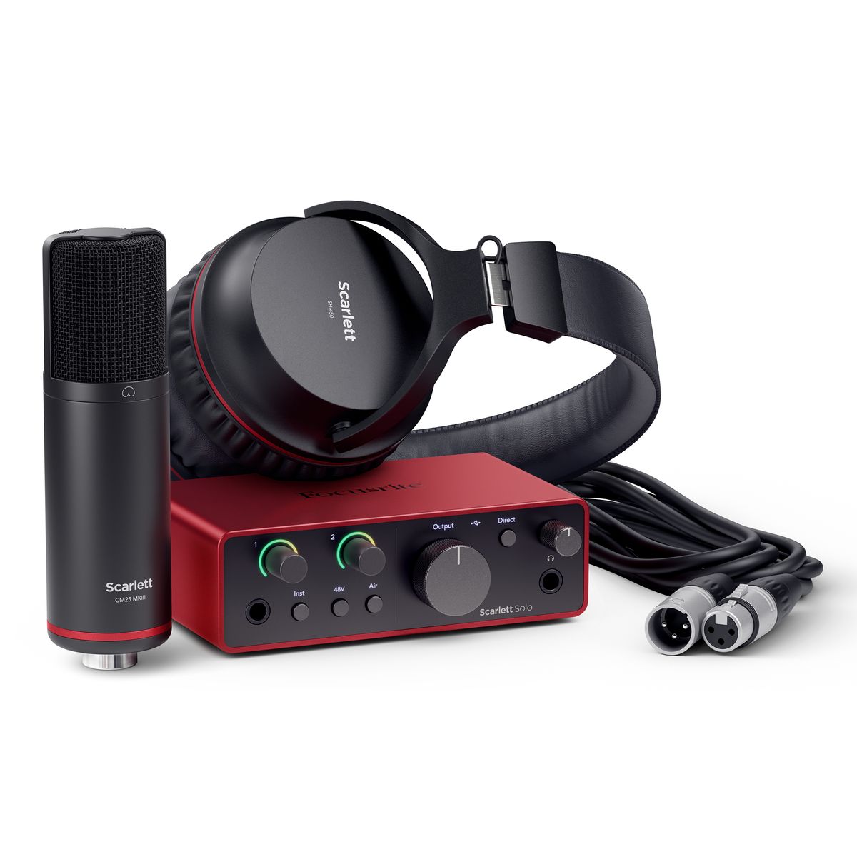 Focusrite Scarlett Solo Studio 4th Gen Lydkort Pakke