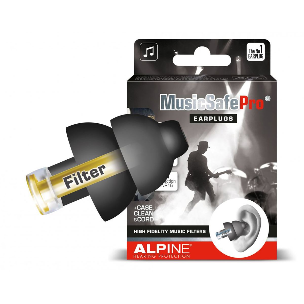 Alpine MusicSafe Pro Ørepropper (Sort)