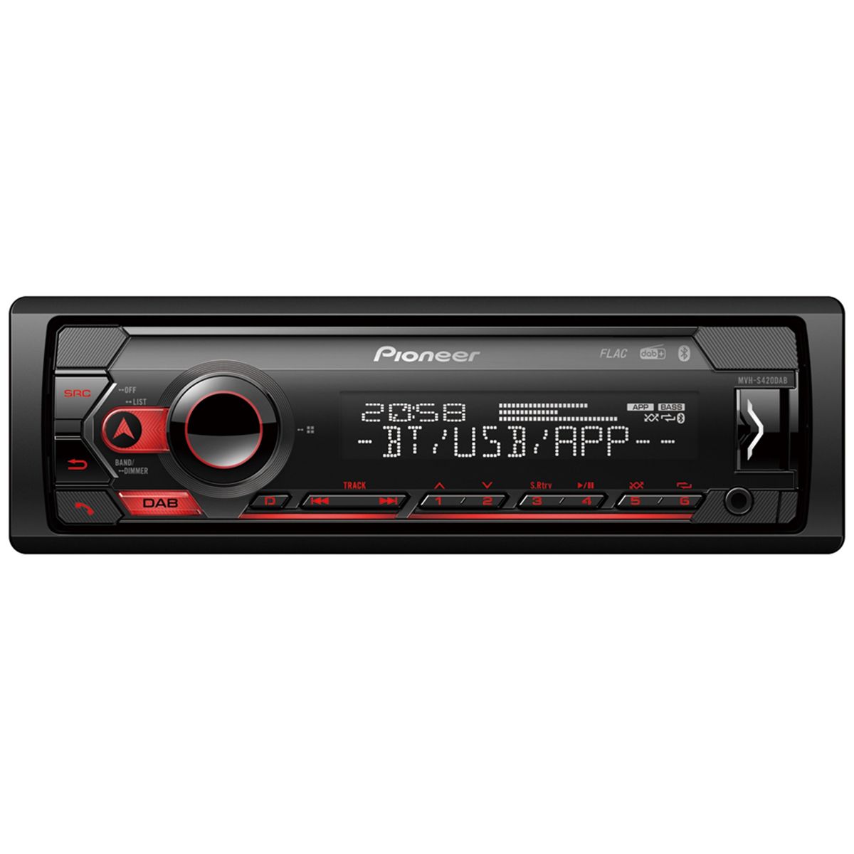 Pioneer MVH-S420DAB Bilstereo Bluetooth DAB+ Radio