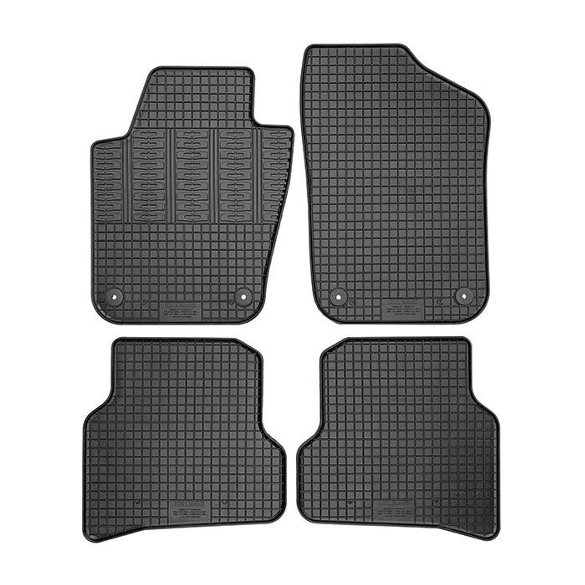 Gummimåtter Seat Ibiza 08-,13- Fabia III 15- Polo 09-17