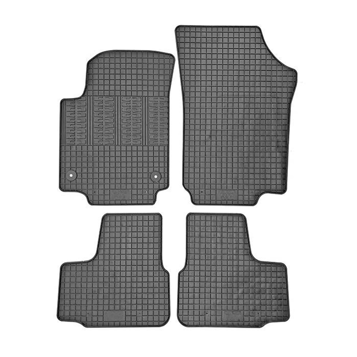 Gummimåtter Seat Mii, Skoda Citigo 12-, VW Up 12-, 16-