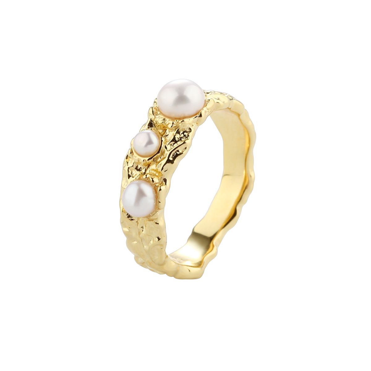 Ring | RUFFLE PEARL str 56