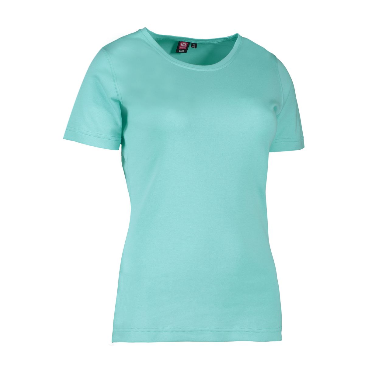 Mint farvet dame t-shirt med rund hals - XL