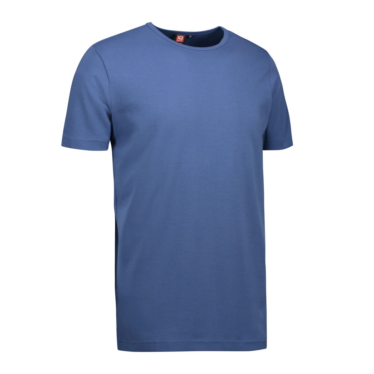 Indigo farvet t-shirt med rund hals til mænd - XL