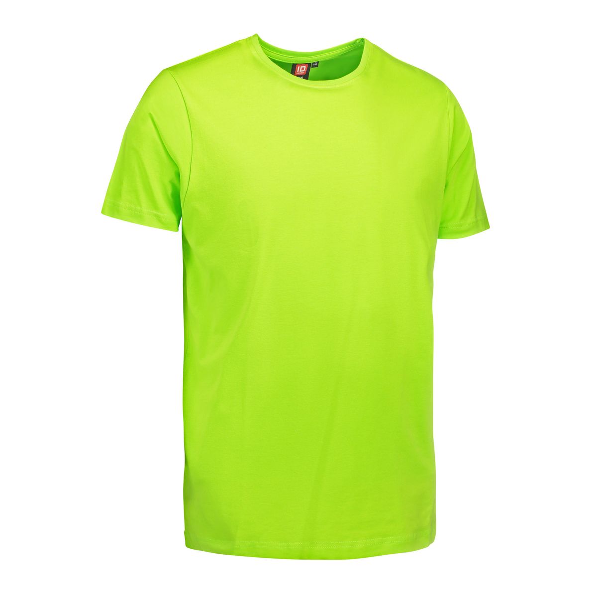 Stretch t-shirt til mænd i lime - XL