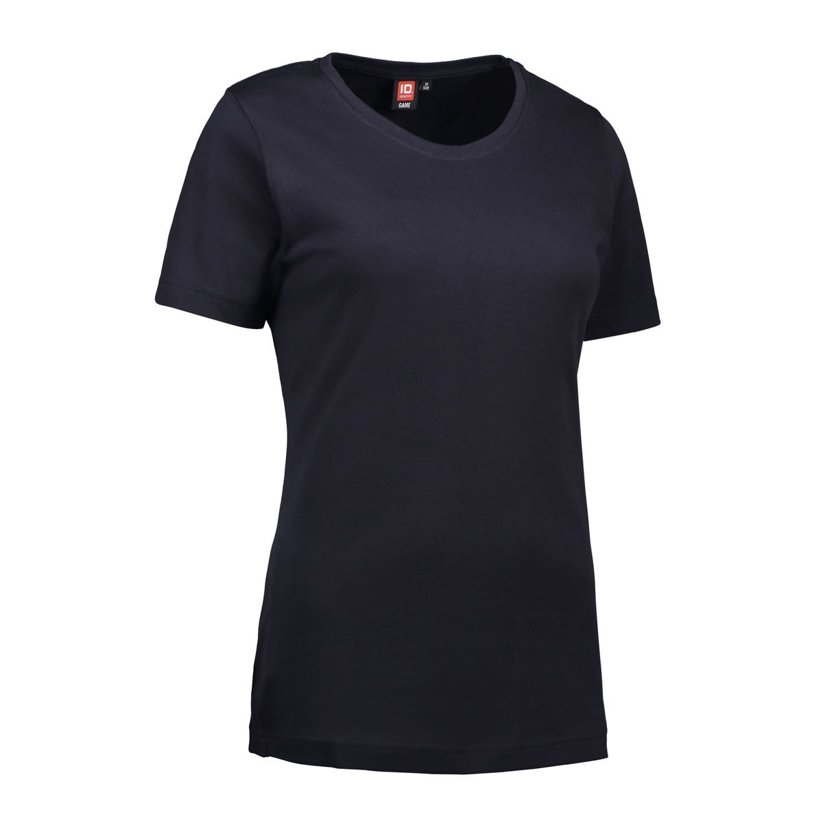 Navy t-shirt med rund hals til damer - XL