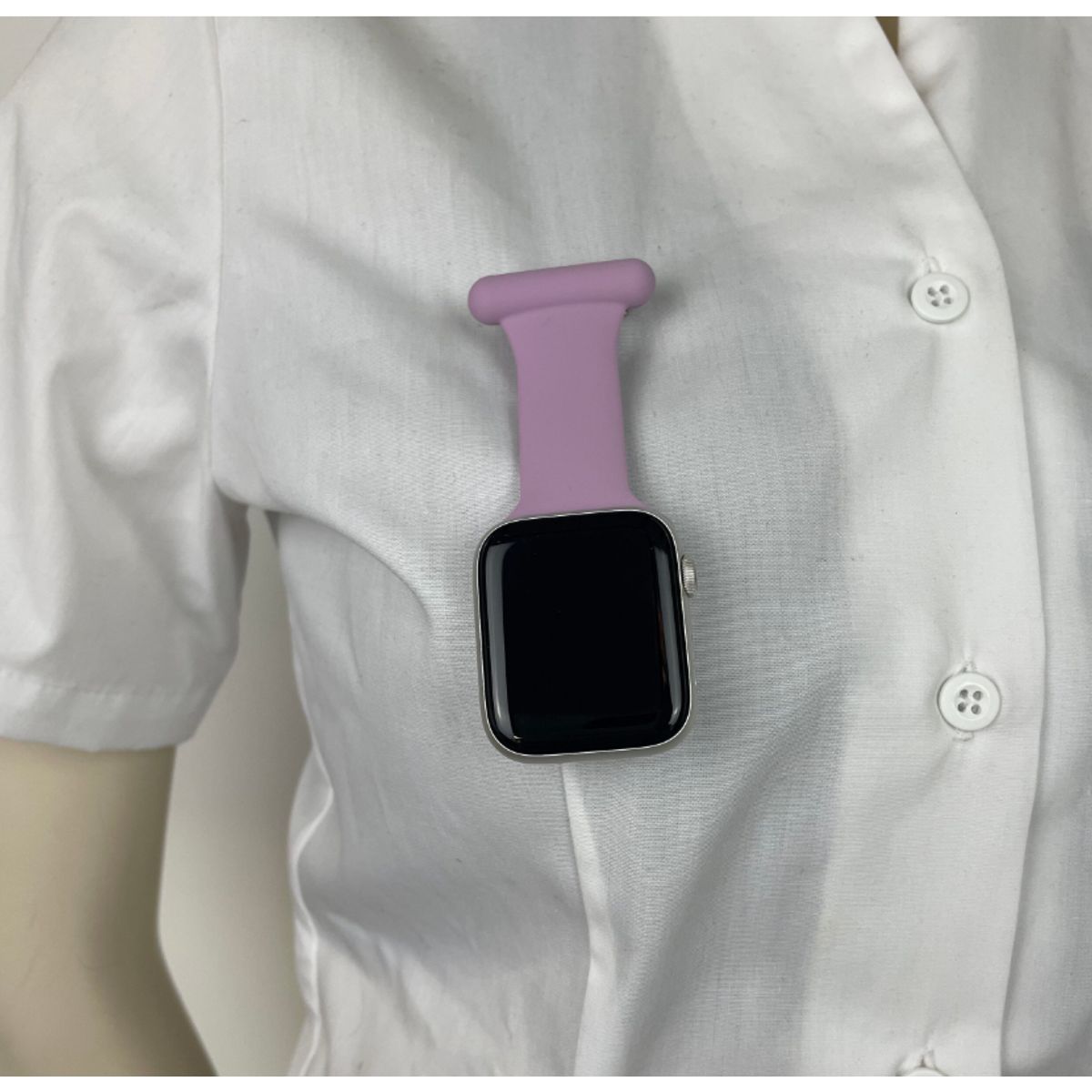 Violet sygepleje silikone rem til Apple Watch - M/L